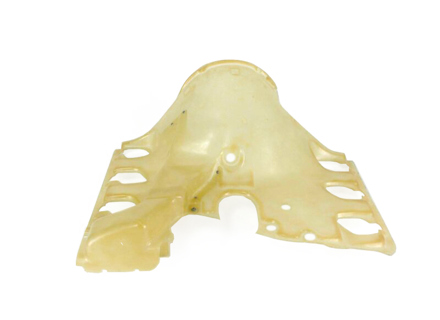 Engine shroud - fan housing with two-piece design air duct (MFI). Porsche 911 1972-76 - 91110690103, 91110603201 - TK 210A6